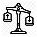 Scales Tipping Favor Icon