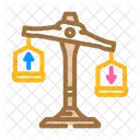 Scales Tipping Favor Icon