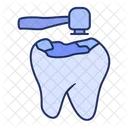 Scaling Teeth Dental Icon