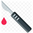 Scalpel Knife Blood Icon