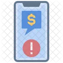 Scam Message Warning Icon
