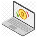 Scambio Bitcoin Trading Bitcoin Mercato Digitale Icon