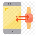 Scambio Dati Connessione Dispositivo Trasferimento Dati Icon