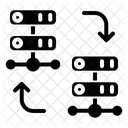 Scambio Di Dati Condivisione Di Dati Server Icon