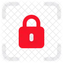 Scan Padlock Digital Icon