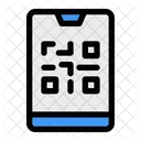 Barcode Smartphone Scanning Icon