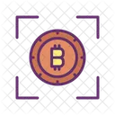 Scan Scan Bitcoin Scanning Icon