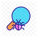 Cyber Security Contour Icon