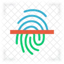 Scan Identity Thumbprint Icon