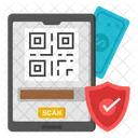 Scan Securise Pour Mobile Scan Securise Pour Smartphone Scan Securise Pour Telephone Icône