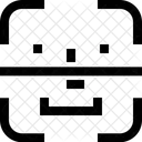 Scanner La Reconnaissance Faciale Se Concentrer Sur Le Visage Securite Intelligente Icône