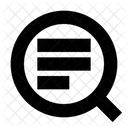 Search Text Find Icon