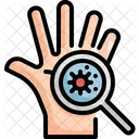 Virus Transmission Hand Icon