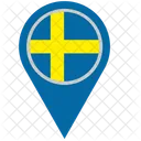 Scandinavia Sweden Location Icon