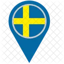 Scandinavia Sweden Location Icon