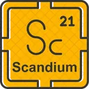 Scandium Preodic Table Preodic Elements Icon