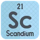 Scandium  Symbol