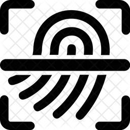 Scanner de impressão digital  Ícone