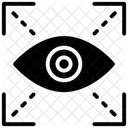 Reconhecimento De Iris Scanner Ocular Verificacao Biometrica Ícone