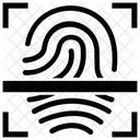 Scanner De Securite Empreinte Digitale Biometrique Icône