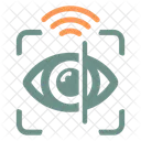 Scanner Oculaire Iot Internet Des Objets Icône