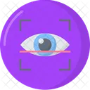 Scan Oculaire Biometrie Scan Oculaire Icône