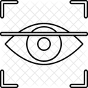 Verificacao Biometrica Scanner Ocular Scanner De Iris Ícone