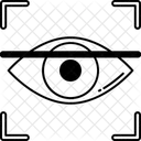 Verificacao Biometrica Scanner Ocular Scanner De Iris Ícone
