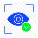 Scanner ocular verificado  Ícone