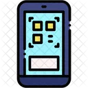 Scanning Smartphone Qr Code Icon