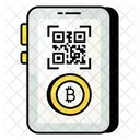 Scanning Bitcoin  Icon