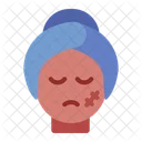 Scar Face Woman Icon