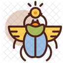 Scarab Egyptian Fly Icon