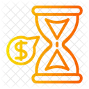 Scarcity Hourglass Time Is Money Icon