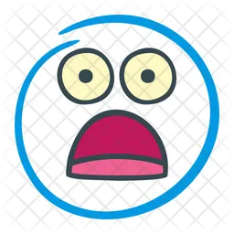 Scare Emoji Icon