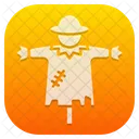 Scarecrow Halloween Witch Icon