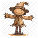 Scarecrow Agriculture Farming Icon