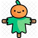 Scarecrow Halloween Scary Icon