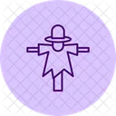 Scarecrow Farm Agriculture Icon