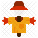 Scarecrow Halloween Farm Icon