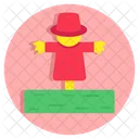 Scarecrow Sculpture Strawman Icon