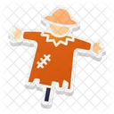 Scarecrow Halloween Witch Icon