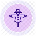 Scarecrow In Field Scarecrow Field Icon