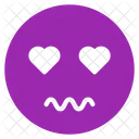 Scared Love Mood Icon