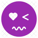 Scared Wink Mood Icon