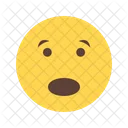 Scared Emoji Face Icon