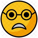 Scared Face Emoji Emoticon Frightened Emoji Icon