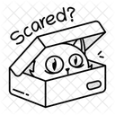 Scared Cat Spooky Icon