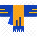 Scarf Neckwear Muffler Icon