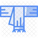 Scarf Neckwear Muffler Icon